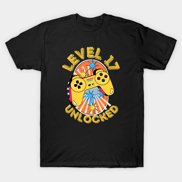 Level 17 Unlocked T-Shirt by samsamteez